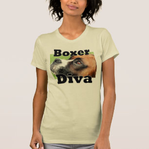 あなたの写真のボクサーの花型女性歌手を加えて下さい Tシャツ
