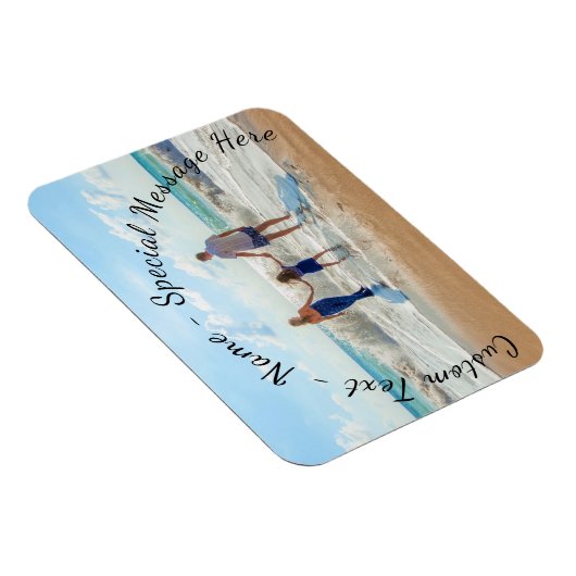 あなたの写真のマグネットギフトとカスタム文字 マグネット (右側)