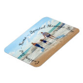 あなたの写真のマグネットギフトとカスタム文字 マグネット (左側)