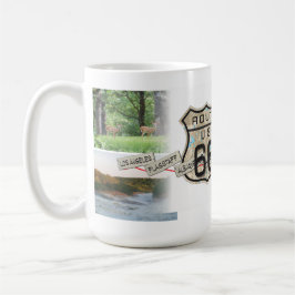 あなたの写真のルート66のマグを加えて下さい コーヒーマグカップ