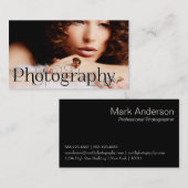 あなたの写真の写真撮影の名刺t 名刺 (正面/裏面)
