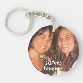 あなたの写真の姉妹を永久に加えて下さい キーホルダー