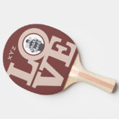 あなたの写真の愛のカスタム卓球ラケット 卓球ラケット (横)