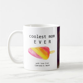 あなたの写真の最もクールなお母さんの母の日を加えて下さい コーヒーマグカップ