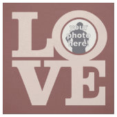 あなたの写真の生地カスタムに愛 ファブリック (見本)