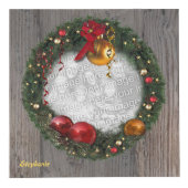 あなたの写真の4のクリスマスの写真の立方体 フォトキューブ (右)