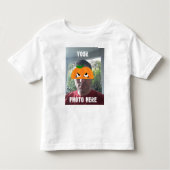 あなたの写真はこちらハロウィンマスクのコスチュームTシャツ トドラーTシャツ (正面)