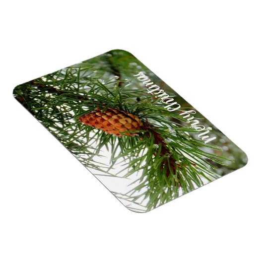 あなたの写真はこちら/文字または家族クリトマス マグネット (右側)