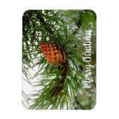 あなたの写真はこちら/文字または家族クリトマス マグネット (縦)