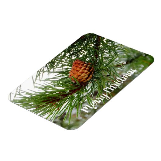 あなたの写真はこちら/文字または家族クリトマス マグネット (左側)