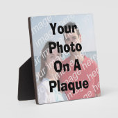 あなたの写真はプラークに フォトプラーク (正面)
