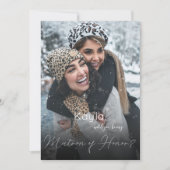 あなたの写真は私の名誉のマトロンInvitati シーズンカード (正面)