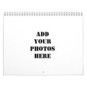 あなたの写真をここに加えて下さい カレンダー (カバー)