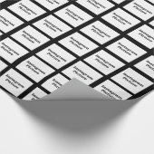 あなたの写真を加えて下さい ラッピングペーパー (角)