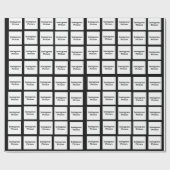 あなたの写真を加えて下さい ラッピングペーパー (フラット)