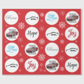 あなたの写真を加えて下さい! 三菱Evo X ラッピングペーパー (フラット)