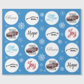 あなたの写真を加えて下さい! 三菱Evo X ラッピングペーパー (フラット)