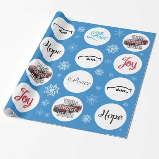 あなたの写真を加えて下さい! 三菱Evo X ラッピングペーパー (アンロールド)