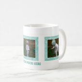 あなたの写真を加えて下さい: 組み立てられたマグを緑化して下さい コーヒーマグカップ (正面右)