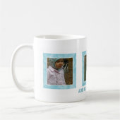 あなたの写真を加えて下さい: 青によって組み立てられるマグ コーヒーマグカップ (左)