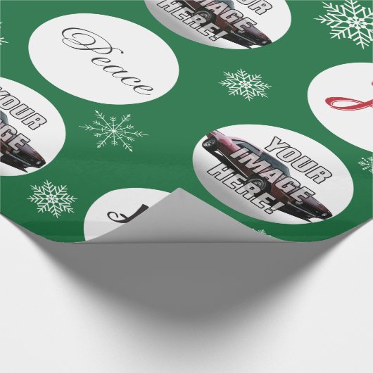 あなたの写真を加えて下さい! Chevy Camaro ラッピングペーパー (角)