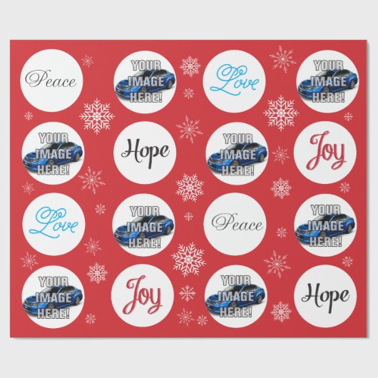 あなたの写真を加えて下さい! Subaru WRX Impreza STI ラッピングペーパー (フラット)