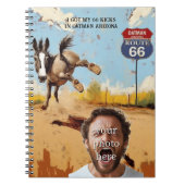 あなたの写真を取得蹴,オットマンアリゾナ,ロバ ノートブック (正面)