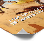 あなたの写真を取得蹴,オットマンアリゾナ,ロバ ポスター (角)