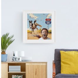 あなたの写真を取得蹴,オットマンアリゾナ,ロバ ポスター