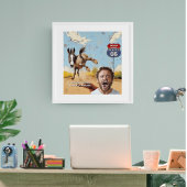 あなたの写真を取得蹴,オットマンアリゾナ,ロバ ポスター