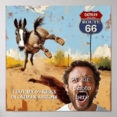 あなたの写真を取得蹴,オットマンアリゾナ,ロバ ポスター (正面)