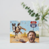 あなたの写真を取得蹴,オットマンアリゾナ,ロバ ポストカード (スタンド正面)