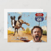 あなたの写真を取得蹴,オットマンアリゾナ,ロバ ポストカード (正面/裏面)