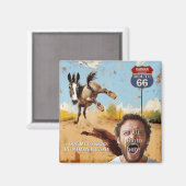 あなたの写真を取得蹴,オットマンアリゾナ,ロバ マグネット (正面/裏面)