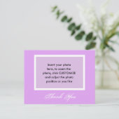 あなたの写真を感謝してい葉書に追加する。 ポストカード (スタンド正面)