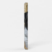 あなたの写真を追加縁どコリーヒーラーパピーモノグラム Case-Mate iPhoneケース (裏面/右)