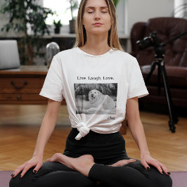 あなたの写真を追加 アクティブウェアで笑顔の毎日を Tシャツ
