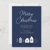 あなたの写真を追加 | メリークリスマスタウン 招待状 (正面)