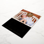 あなたの写真を追加 | メリークリスマス 箔シーズンカード (回転した状態)