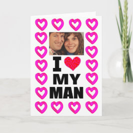 あなたの写真を追加 私の男が好き カード
