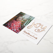 あなたの写真を追加 | 陽気な季節 箔シーズンカード (回転した状態)