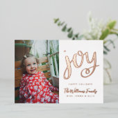 あなたの写真を追加 | 陽気な季節 箔シーズンカード (立ち正面)