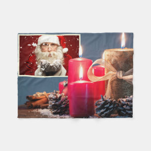 あなたの写真カスタムのクリスマスフリースブランケット フリースブランケット