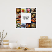 あなたの写真カスタムのコラージュテンプレートポスター ポスター (キッチン)