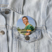 あなたの写真カスタムのサッカーまたはスポーツのラウンド 缶バッジ (インサイチュ)