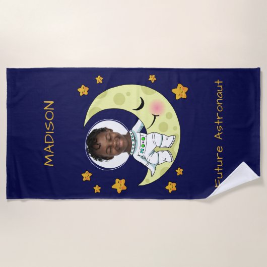 あなたの写真カスタムのビーチタオル ビーチタオル (正面)