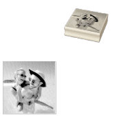 あなたの写真カスタムの四角形 ラバースタンプ (押印)