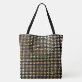 あなたの写真カスタムコラージュテンプレートゴールデンボウ トートバッグ (裏面)