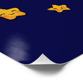 あなたの写真カスタム宇宙飛行士ポスター ポスター (コーナー)