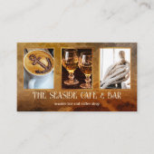 あなたの写真コースタルコーヒーショップバー 名刺 (正面)